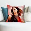 TThe HHunger GGames Pillow Cases for Bedroom Living Room Sofa Home Decor Polyester Cushion Cover with Zipper