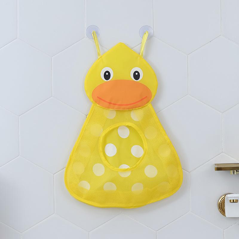 Latest Infant Bathroom Mesh Bag Sucker Style Ideal For Bathing Playthings Children Basket Cartoon Animal Shapes Cloth Sand