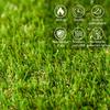 Synthetic Artificial Grass Set of 10 Slabs Tiles 30 x 30 cm Comfort Thickness 3 cm Interlocking Green
