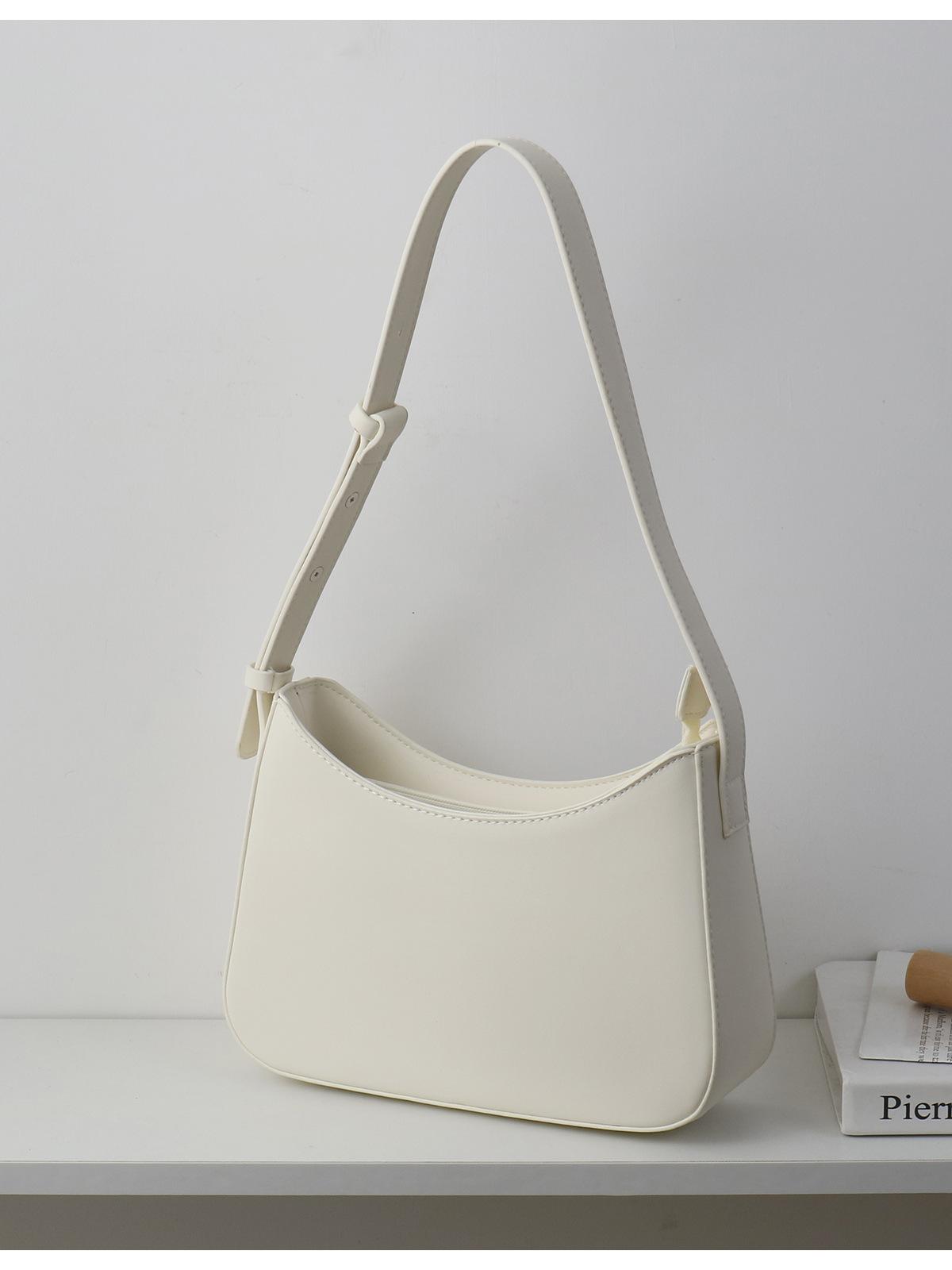 

Модные женские сумки Новые сумки подмышку Качественные женские сумки Сумки через плечо Профессиональные женские сумочки Черный универсальный сатчел белый