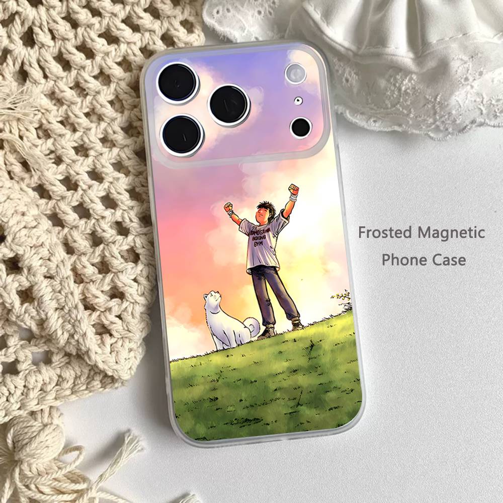 

Hajime no I-Ippo Makunouchi Phone Case For iPhone 17,16,15,14,13,12,11 Pro,Max,Plus,Mini,Air,E Magnetic Frosted Clear iPhone13PROMAX