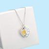 Stainless Steel Pet Urns Holder Necklace for Dogs Cats Pet Memorial NecklaceKeepsake Loss Pet Remembrance Gift Jewelry