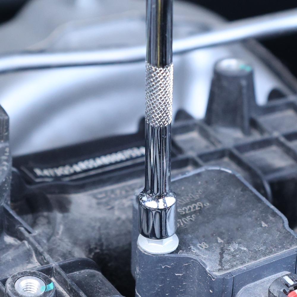 3/8 1/4 Sleeve Extension Rod about 250mm Long Chromium Vanadium Alloy Durable for Car Repairs Long Bar Steering Sleeve Hand Tool