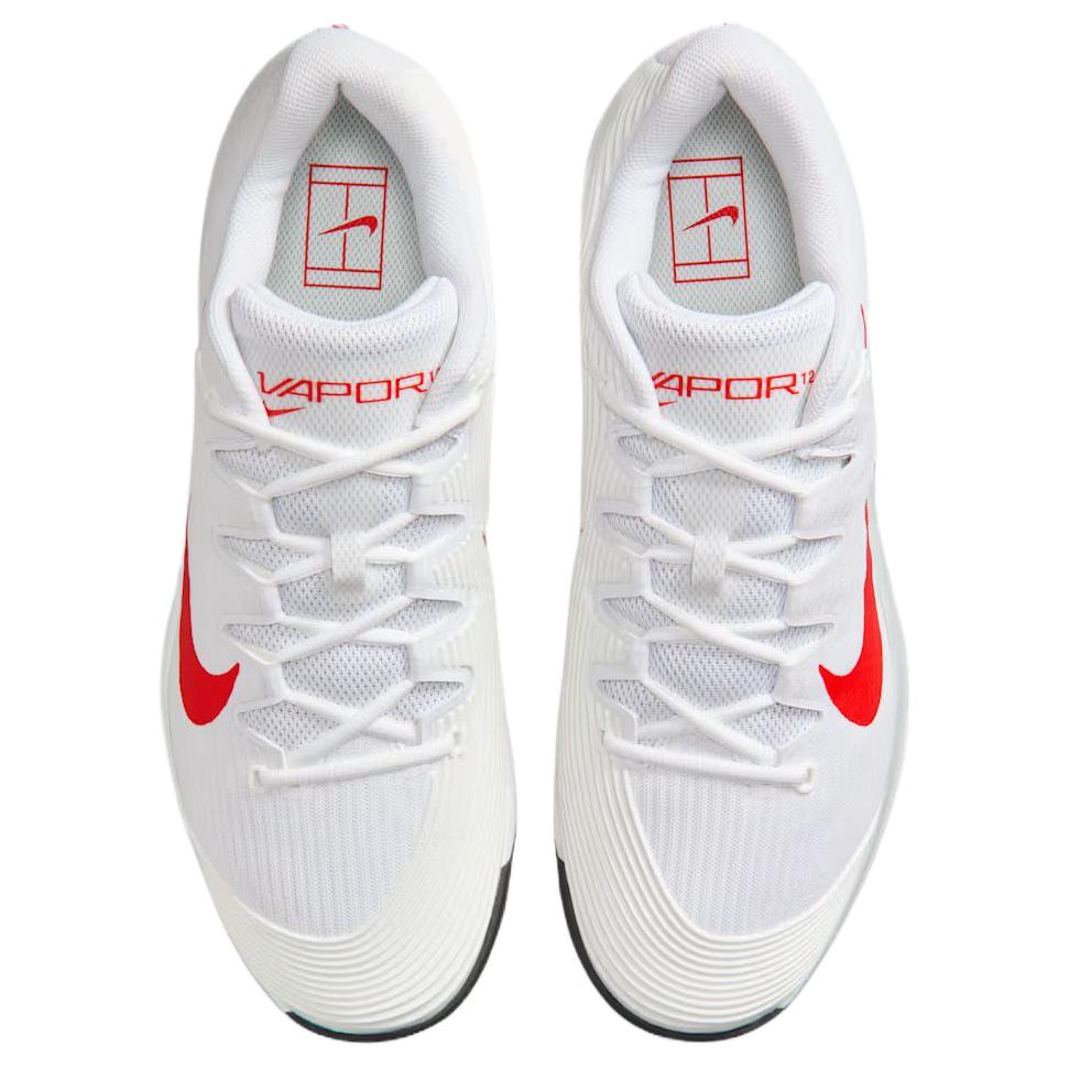 Nike Vapor 12 White Pure Platinum Men Sneakers Light-Crimson FV5552-109