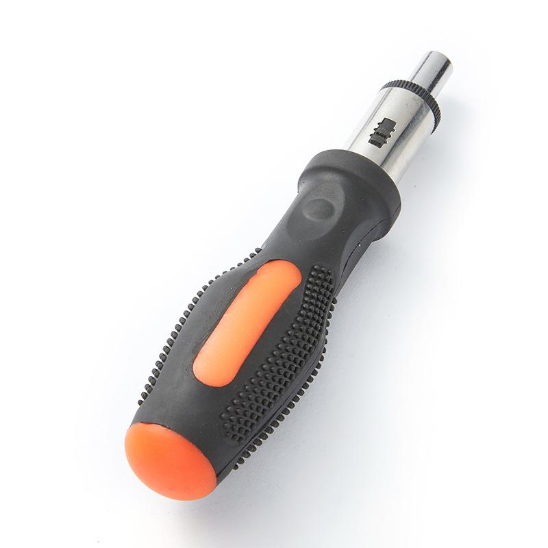 1pcs Straight Ratchet Screwdriver Handle Screwdriver Extension Socket Ratchet Screwdriver Handle Repair Tool