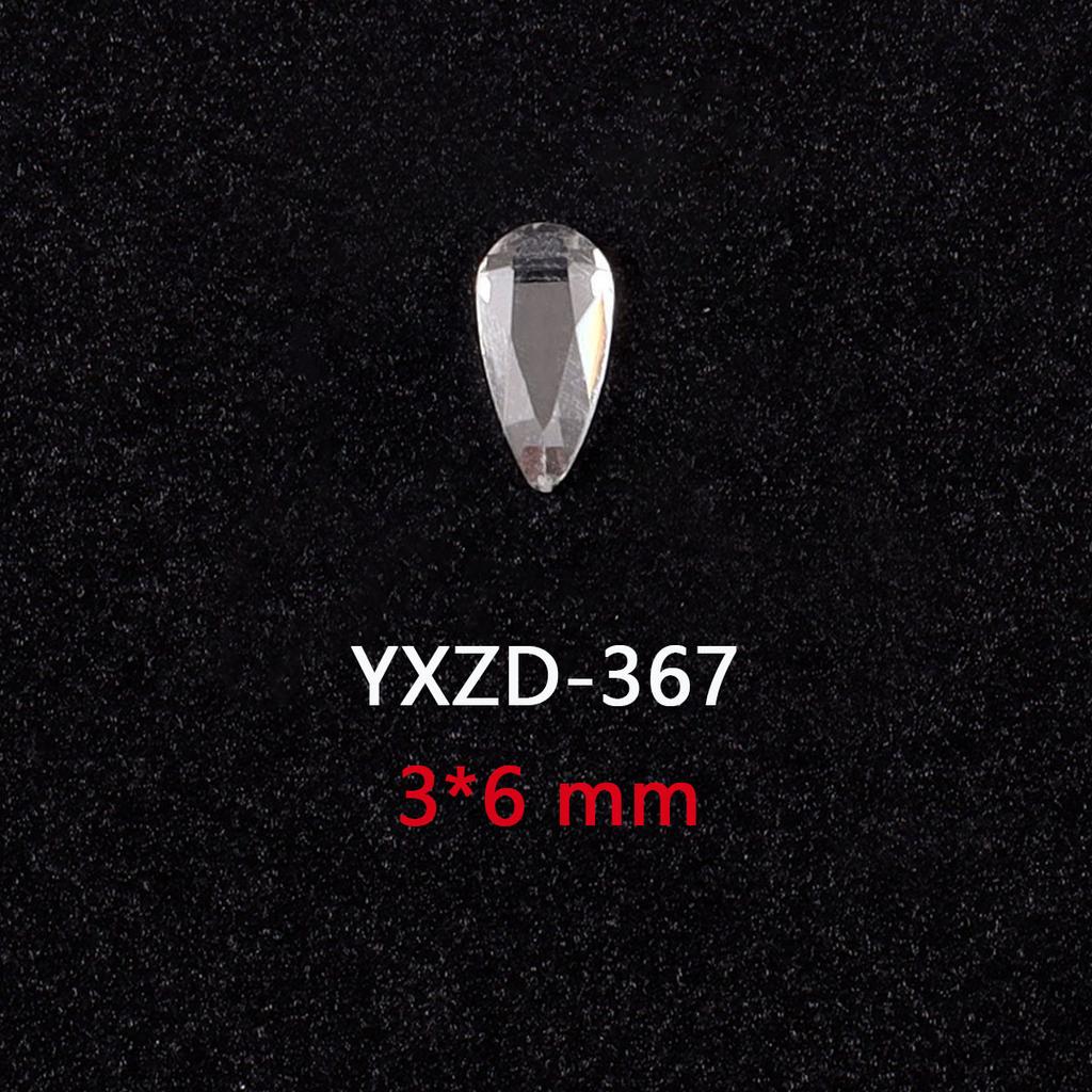 1440 Glasbohrer mit flachem Boden, Transparente Spezialgeformte Nagelbohrer, DIY Handyzubehör Material, Weiß, Spezialgeformte Bohrer.