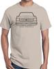 T-shirt Design Classico Profilo Anteriore Camion Ford Bronco 4x4 1992-96