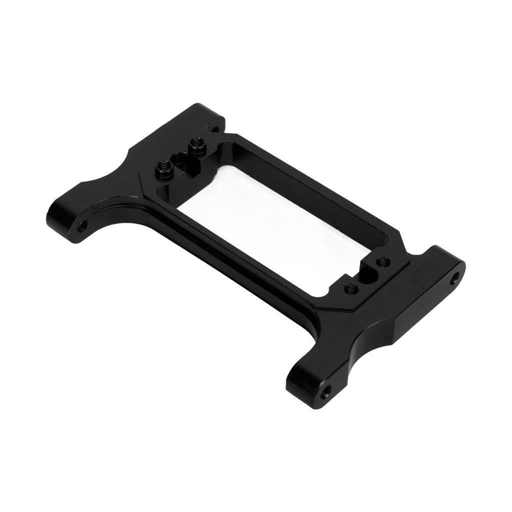 RC Front Chassis Brace Crossmember Beam Aluminium Alloy for Traxxas 110 Climbing Car Black
