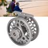 3/4 Fly Fishing Reel Full Metal Fly Reel Fishing with CNC Machined Aluminum Alloy Body Silver