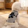Breathable Pet Short Sleeve Cat Pattern Dog Undershirt Cute Dogs Pullover  Indoor/Outdoor