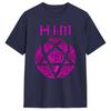 Unisexs TShirt Love Metal Band HIM Heartagram Vintage Cotton Tee Shirt Short Sleeve T Shirts Crewneck Clothing Plus Size