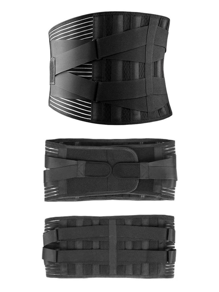 Antrenor de Talie Ajustabil din Plasă Respirabilă cu Compresie Dublă și Suport Lombar