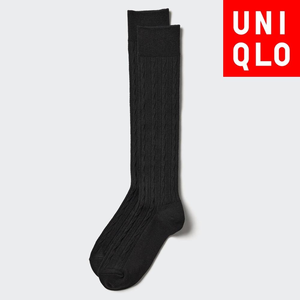 

Uniqlo Heattech Hi Socks Кабель 09 BLACK/WOMEN 2325