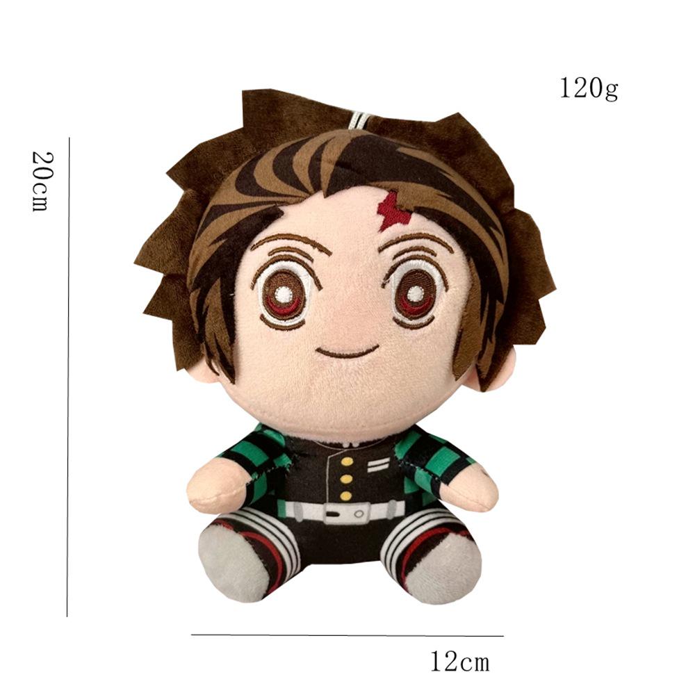 Demon Slayer Plush Toys: Nezuko, Tanjiro, Giyu, Shinobu, Inosuke - 7 Styles Available