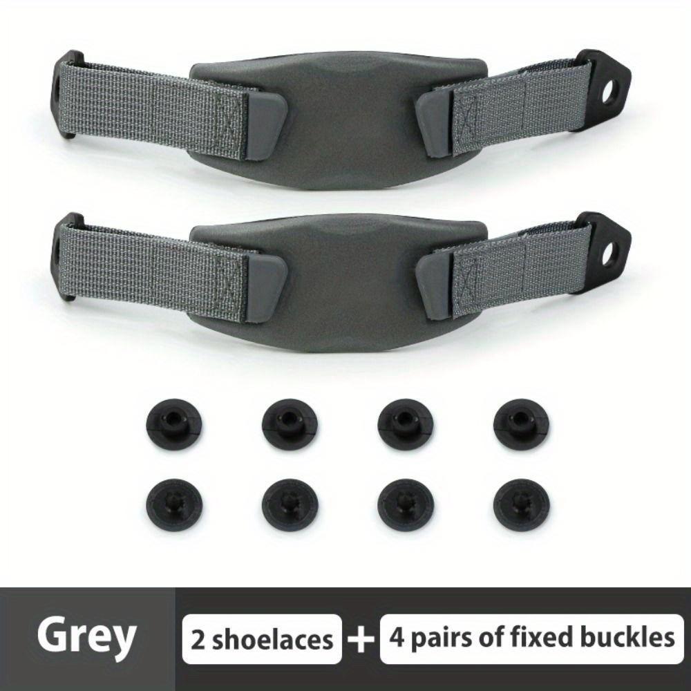 Lacets Pour Chaussures Trous Chaussures Sangle de Talon Réglable DIY Accessoires pour Chaussures Cadeau black