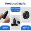 Tubeless Tire Patch Tire Repair Screws Puncture Set for Car Motorcycle, Vacuum Tubeless Tyre Rubber Nail Repair Tools Kit