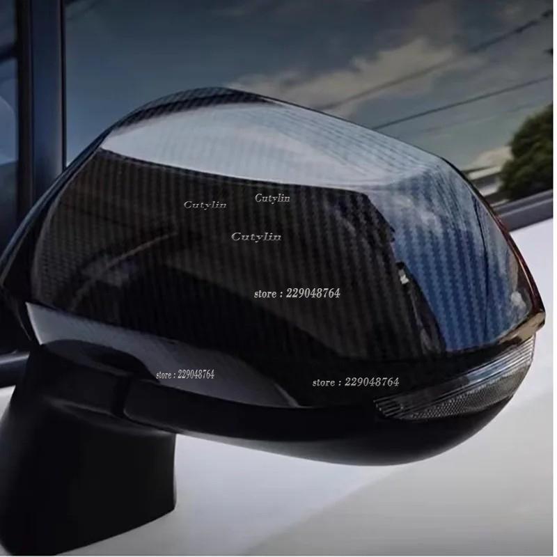 For Toyota Yaris Ativ/Vois 2024 ABS Chrome Side Mirror Wing Cover Car Exterior Door Rear View Mirror Cover Trim
