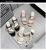 Women's Fairy Style Summer Sandals: 2025 Collection, Outdoor Roman Design, Medium Thick Heel, Korean Style, Two-Way Wear.