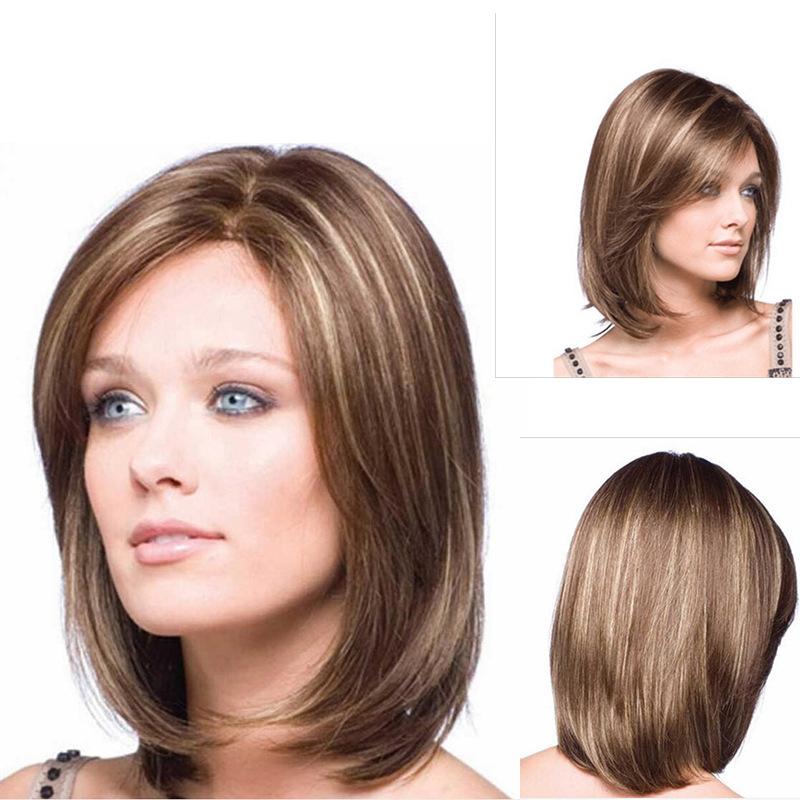 Ladies' Gradient Short Wave Head Rose Mesh Cover