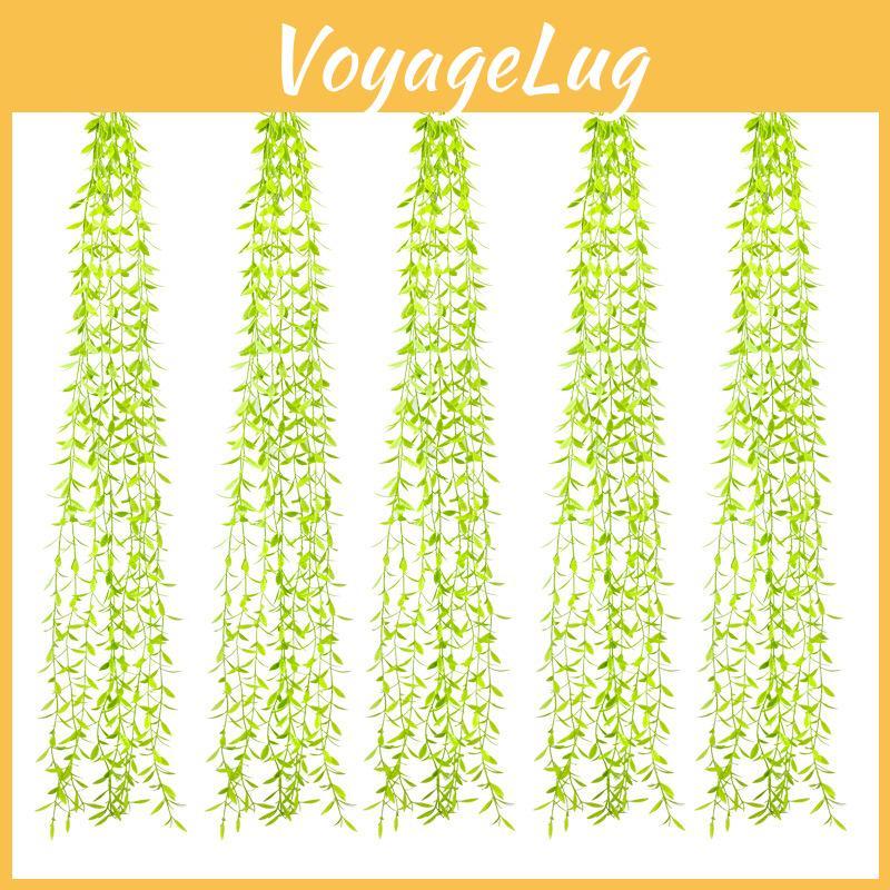 Green Babylonica Salix Plant For Home Event Decoration And Props Photography