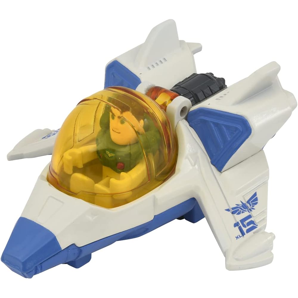 Takara Tomy Tomica Dream Tomica Ride-On Buzz Lightyear Mini Car Toy for Ages 3 and Up Boxed ST Mark Certified