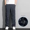 Spring Summer Autumn Winter Waterproof Warm Fleece Cargo Pants Men Winter Outdoor Plus Velvet Pockets Loose Straight Casual Overall Trousers