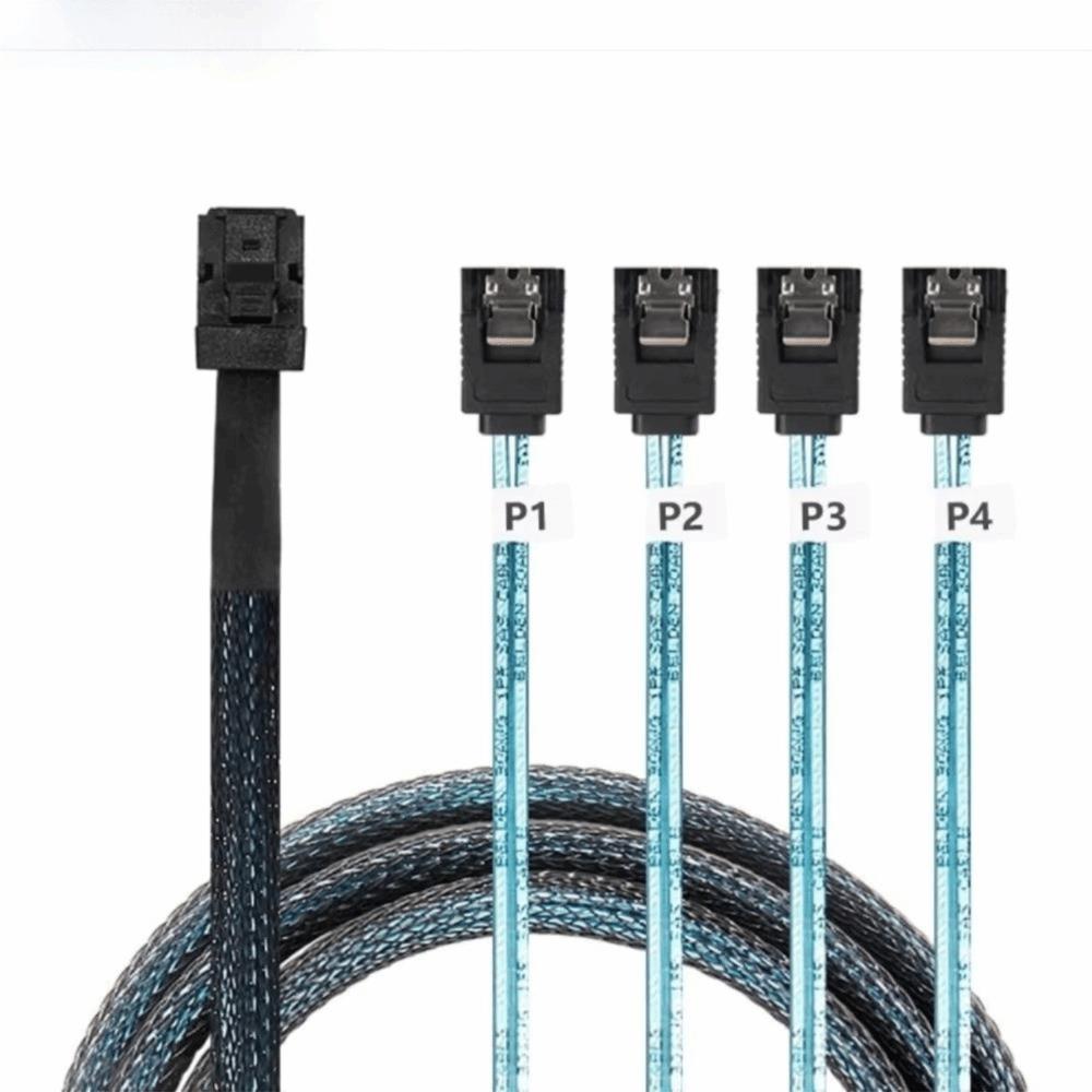 0.5m Length SFF-8643 To SATA Adapter 1.0m Length Motherboard Controller Cable