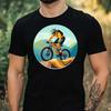 T-Shirt Herren Mountainbiker Motiv Baumwolle Größe XS bis 5XL