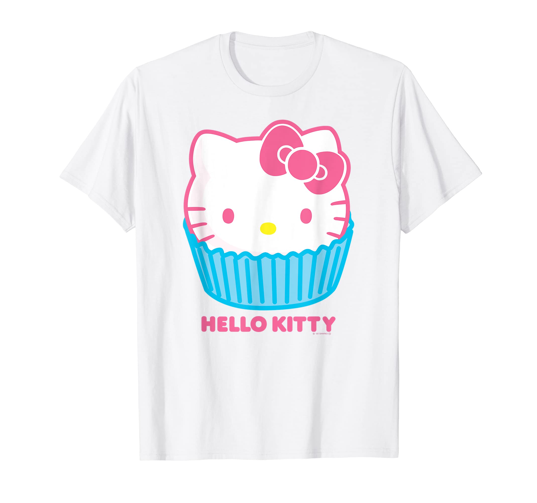 

Футболка Hello Kitty с изображением кекса в американском стиле белый