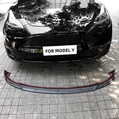 Tesla Model Y Carbon Fiber Front Bumper Lip Kit