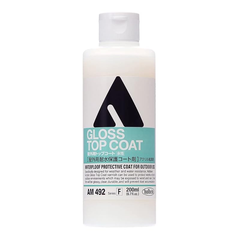 

holbein acrylic medium AM492 200ml outdoor top coat 14492