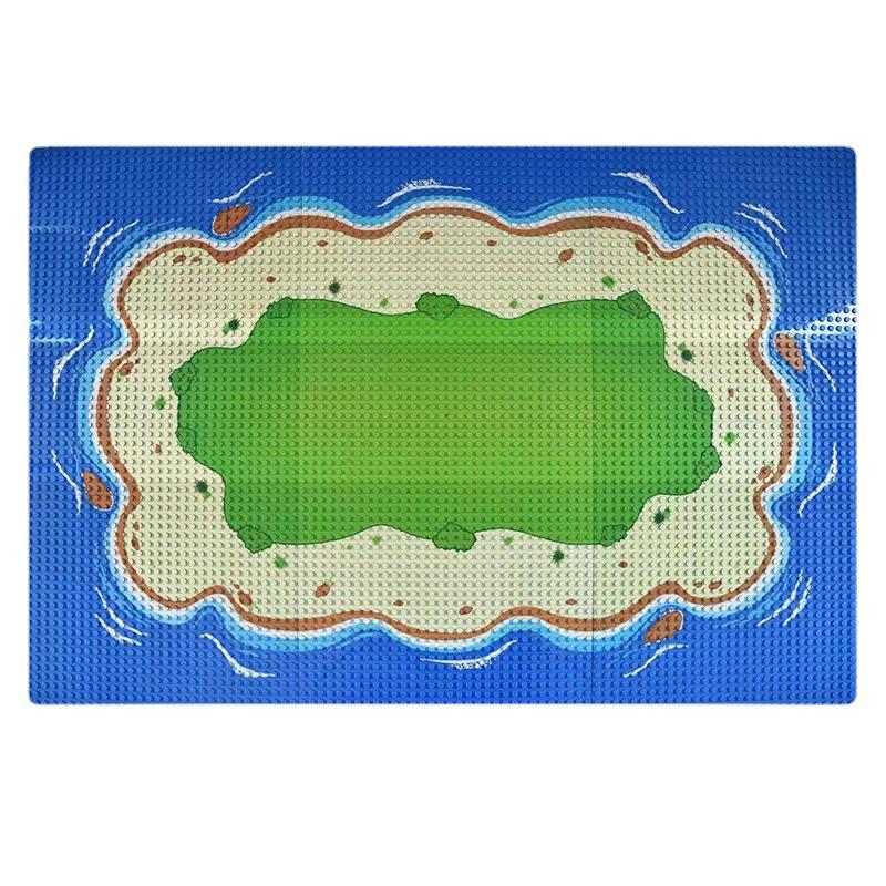 25,5x25,5cm Bausteine Grundplatte Stadtstraße Straßen-Grundplatte Gerade Kreuzung Kurve T-Kreuzung Kinder Bausteine Spielzeug