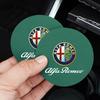 2 Pezzi Portabicchieri per Auto in Pelle Tappetino Portabicchieri d'Acqua per Alfa Romeo 4C 159 Spider Interni Auto Antiscivolo Tappetino Portabicchieri d'Acqua Tappi Valvole Pneumatici wzvc44
