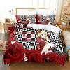 Anime Dance In The Vampire Bund Comfortable Duvet Quilt Cover Pillowcase Bedding Set Children Bedroom Decoration Home Textile