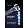 Pressure Turbocharged Flower Fountain Type Shower Head 3 Mode Saving Water with Water-Stopping,2021 Tik Tok Hot Sell