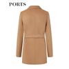 PORTS Women's Wool Cashmere Blend Mid-Length Coat