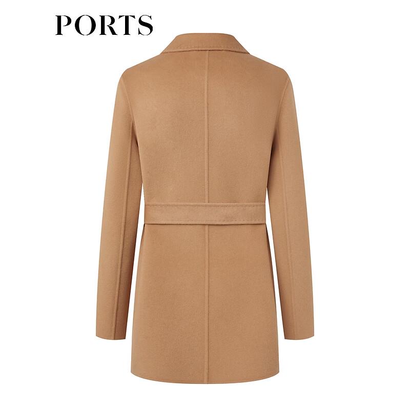 PORTS Women's Wool Cashmere Blend Mid-Length Coat