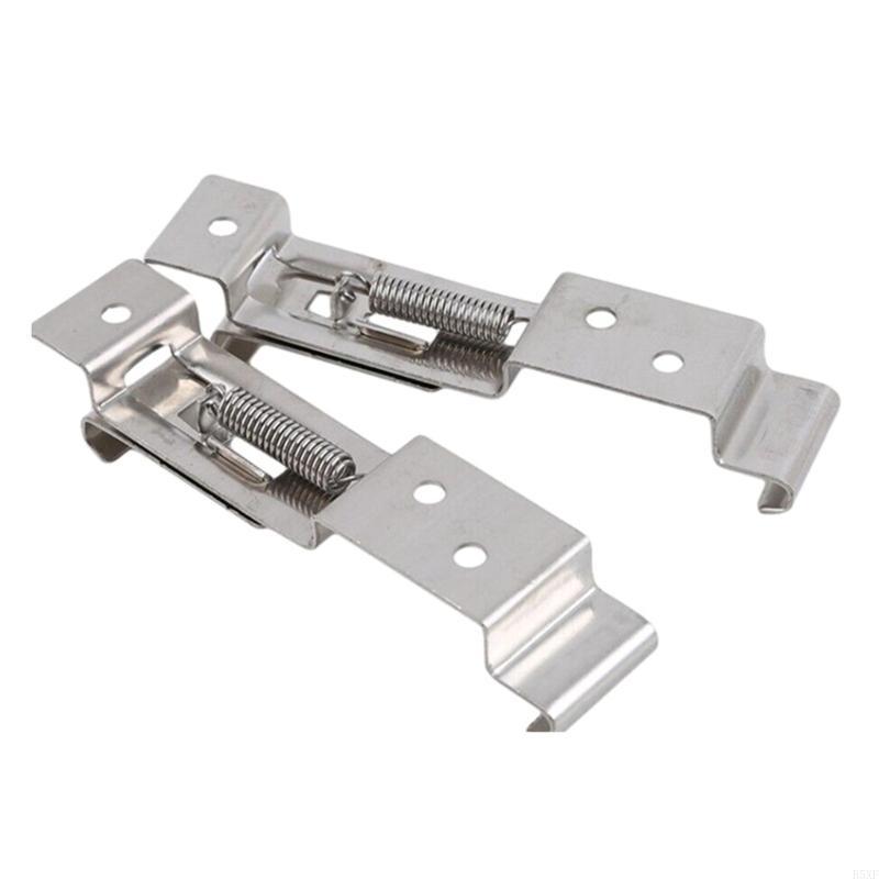 2025 New Pack of 4 Trailer Number Plate Stand License Plate Bracket Metal Number Plate Clip Frame Number Plate Hold for Truck