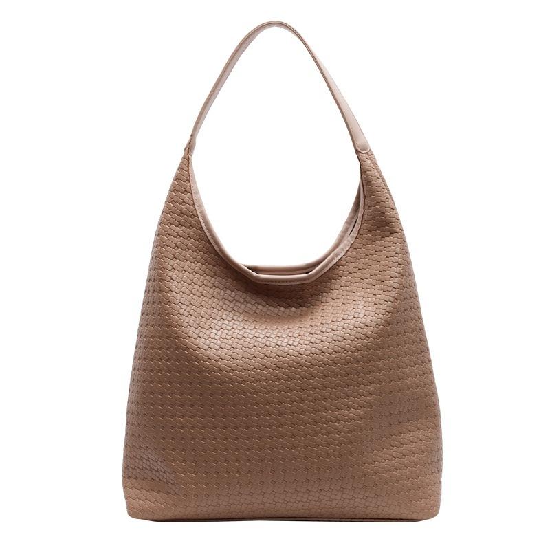 Mode beliebte Retro gewebte Pendler-Tragetasche Nischendesign Achseltasche Damen große Kapazität Schultertasche