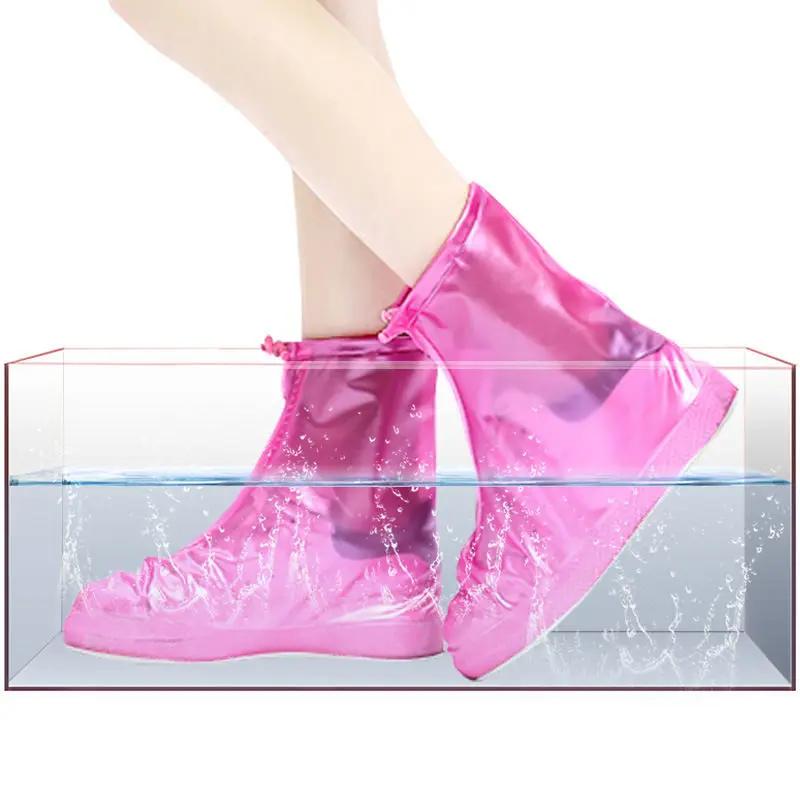 Children Shoe Cover Waterproof Silicone Sport Rain Boot Cover with Layer Non-slip Material Wear-resistant Thick Shoes Cover