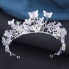 Luxury Wedding Crown Princess Tiaras and Crowns for Party Birthday Butterfly Tiara Hair Jewelry Bridal Dress Accessories