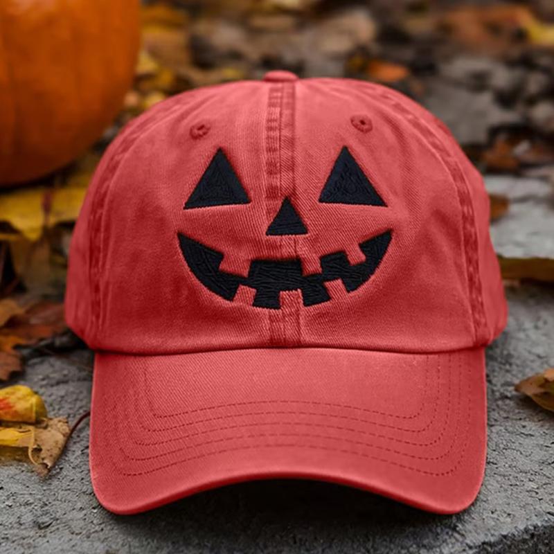 Adjustable Cotton Baseball Cap with Festive Halloween Design Fashion Hat Perfect for Trick or Treating Event
