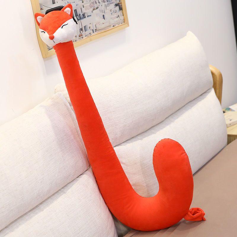 Creative Unicorn Giraffe U-shaped Pillow Phone Holder - Cute Cartoon Neck Support Foam Particles Filling 0.6KG