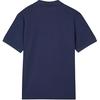 Skechers Life Series Solid Color Versatile Simple Comfortable Short Sleeve Polo Shirt Men tops Navy-Blue L223M135-00DU