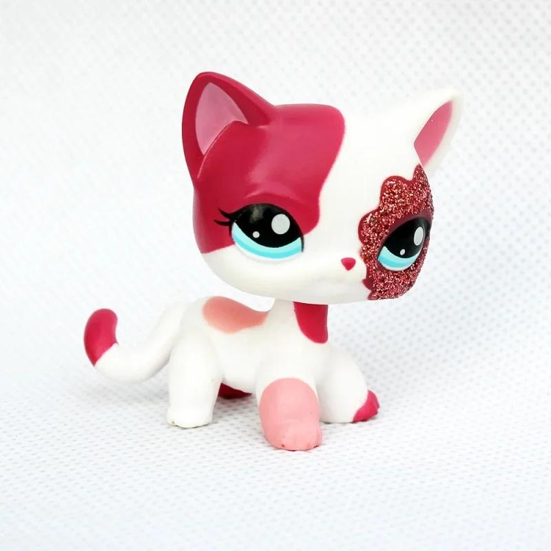 Rare Littlest Pet Shop Lps Toy Toy Mini Stands Short Hair Kitten Old Figures Collection Al Bobble Head Toy