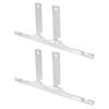 2 Sets Wheel Alignment Tool with 2 16FT Tape Measures Silver Alloy Steel Universal Fit Automotive