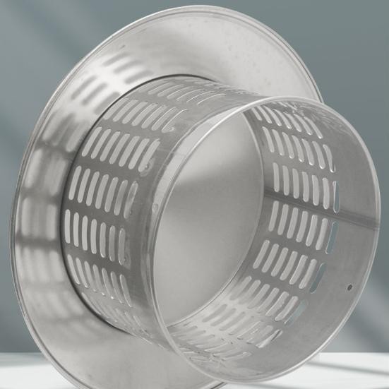 Round Chimneys Cover with Mesh Screen Tapered Top Metal Chimneys Cover Weather-proof