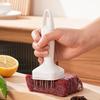 Fleischklopfer aus Edelstahl mit federbelasteten Nadeln Automatisches Rückstellwerkzeug für Steak Hähnchen Schnelle Marinade Aufweichung Wesentliches Küchenwerkzeug