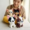 15cm Niedliches Chihuahua Plüschtier Hockender Kleiner Hund Welpenpuppe Braun Creme Schwarz Weiß Cartoon Tier Plüschtier Geschenk