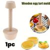 Prémiová drevená forma na vaječný košíček Obojstranné tampónovacie náradie na košíčky Tvarovač cesta Na pečenie Vaječný košíček Koláče Koláč Kuchynské pomôcky Nástroje